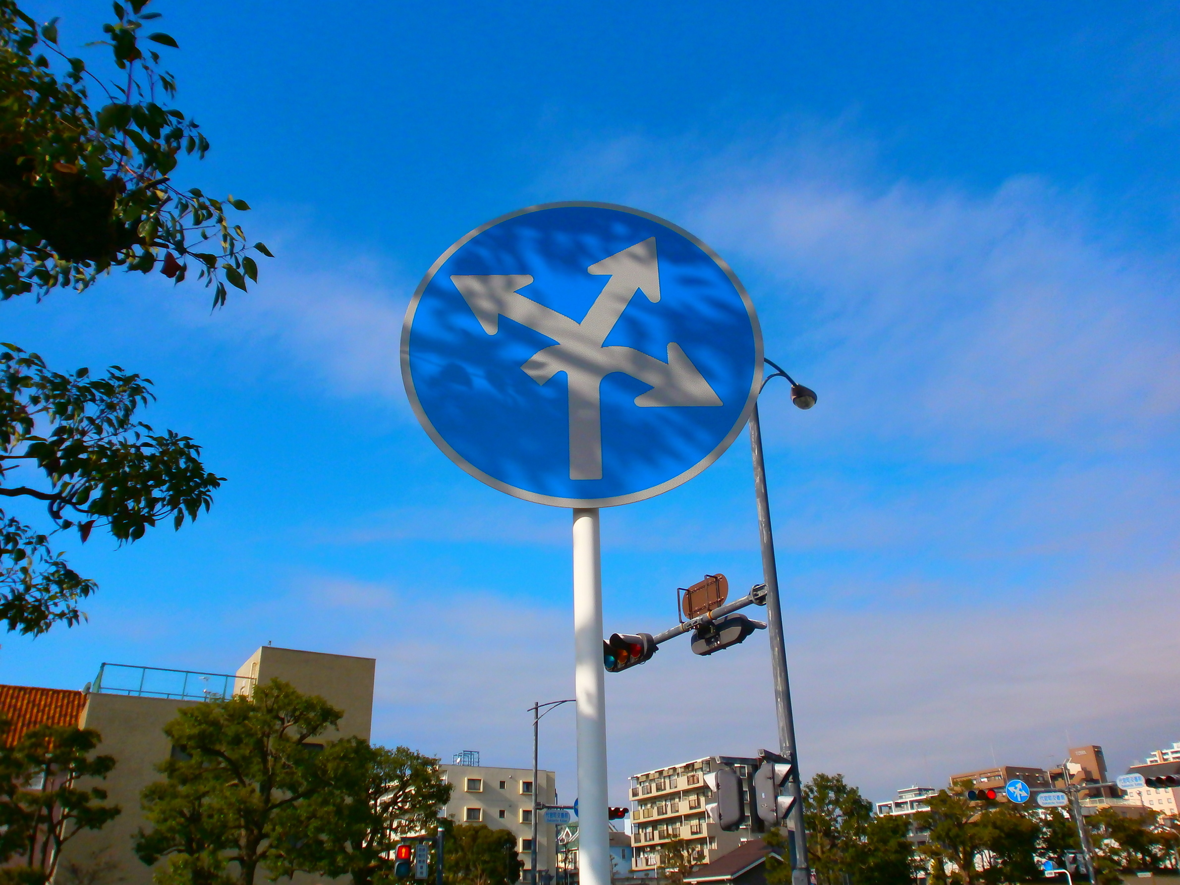 魔の5差路の交通標識